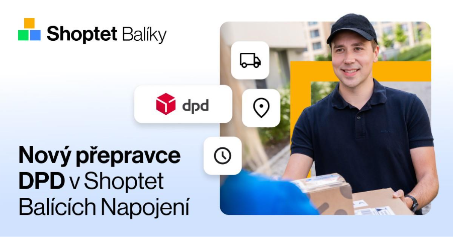 Nový přepravce DPD banner