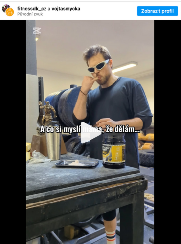 Příklad UGC videa od Fitness DK
