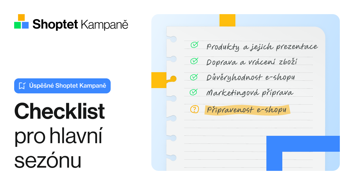 Shoptet Checklist pro hlavní sezónu