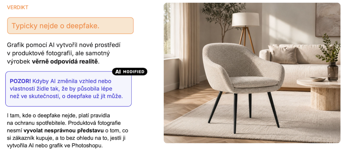 AI Act a označování produktové fotky