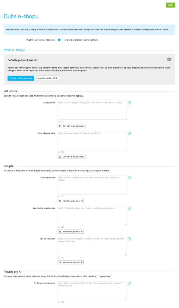 Duše e-shopu, tone of voice e-shopy Shoptet
