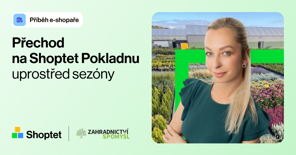 Zahradnictví Spomyšl Shoptet Pokladna
