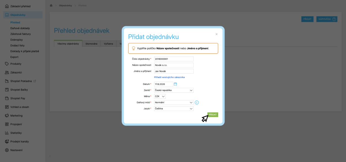 automatizace_objednavek_zasilky
